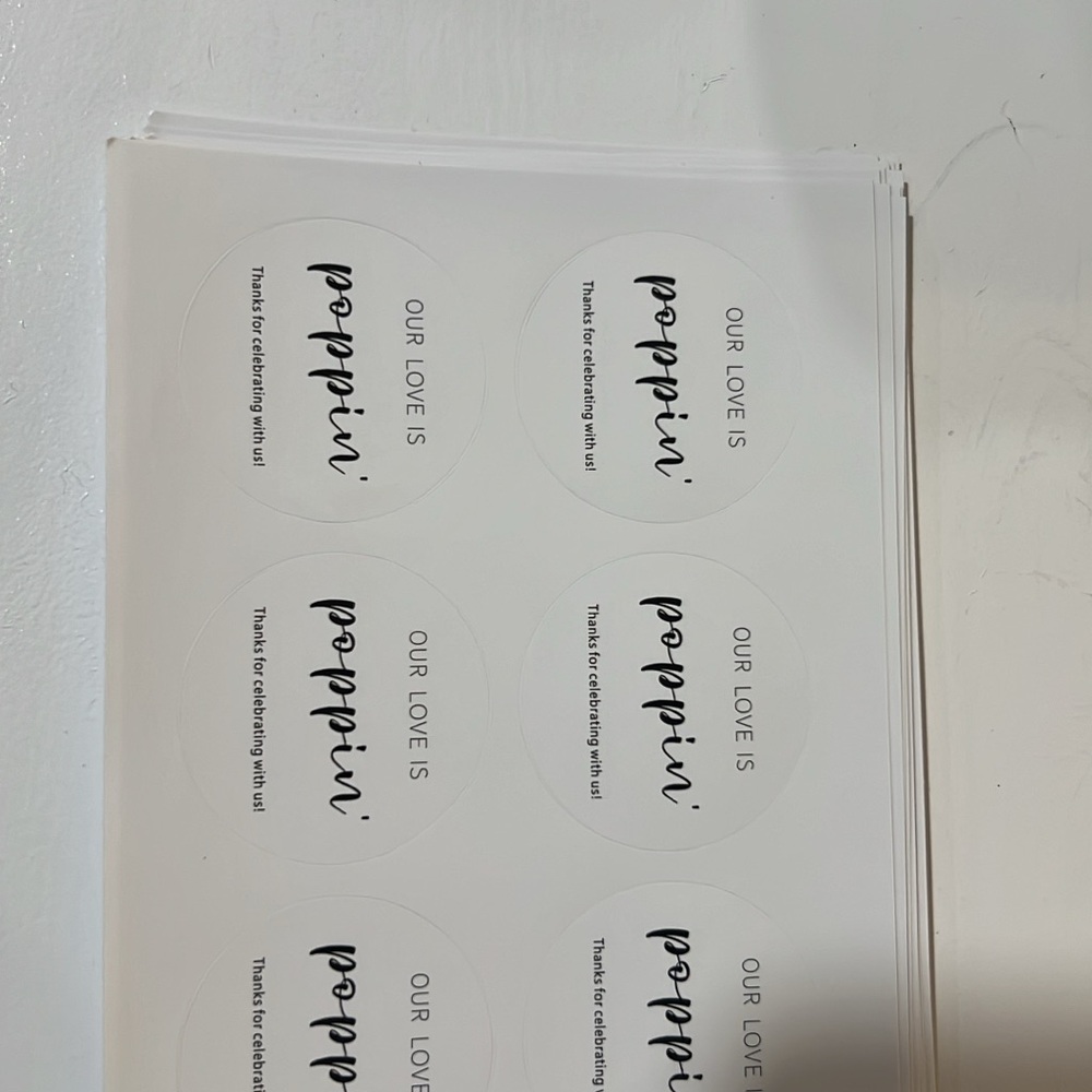 Poppin Celebration Stickers